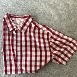 Men’s casual WORK shirt PENGUIN plaid short sleeve